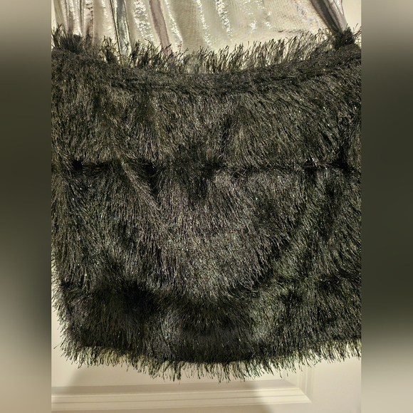 Silver bodysuit and skirt set - Picture 3 of 4